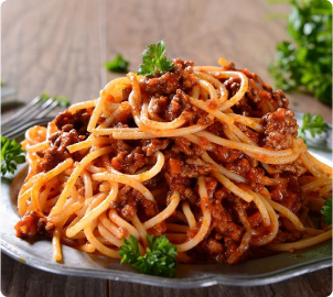 pâtes a la bolognaise